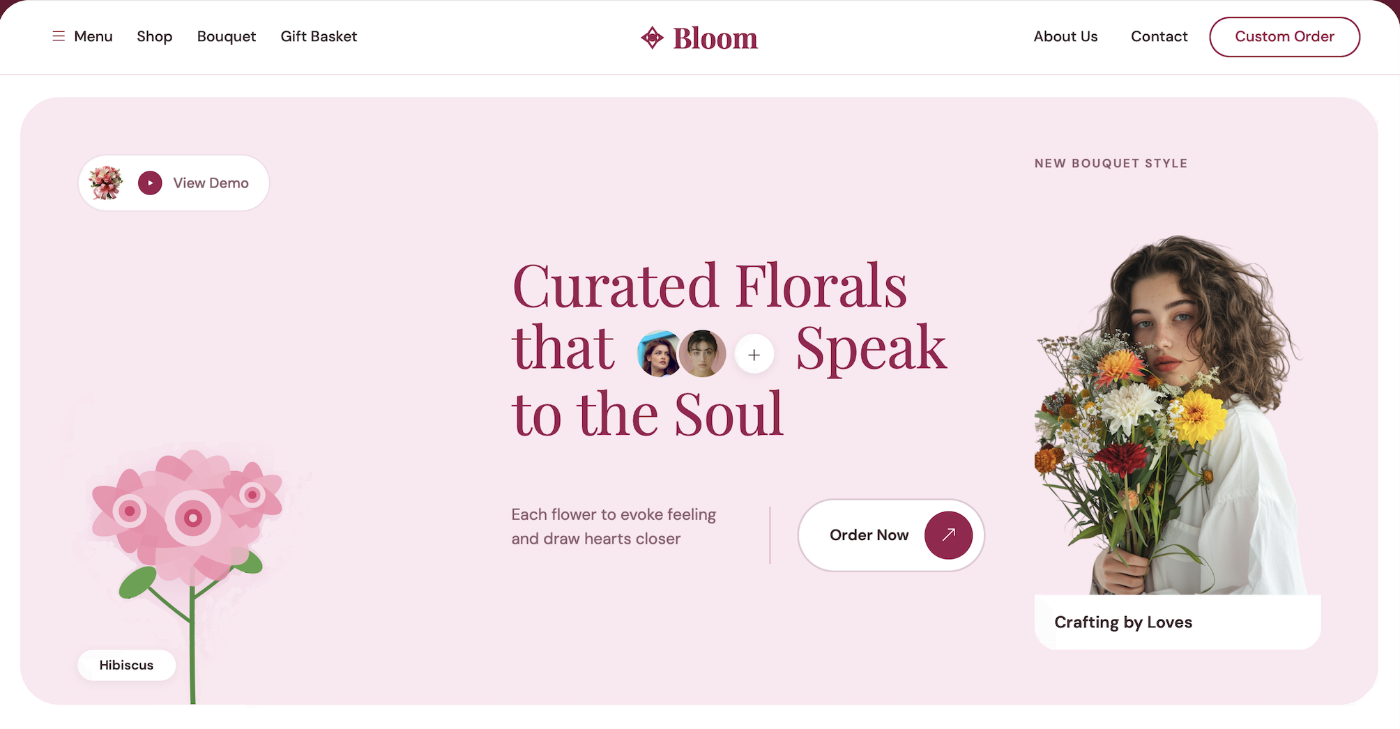 Bloom website preview
